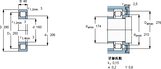 SKFNUP 232 ECML *軸承圖紙