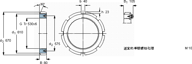 SKFHM 31/530軸承圖紙