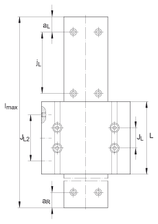 INA直線循環(huán)球軸承單元滑塊 KWVK69-AL, 鋁滑塊