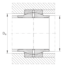 INA關(guān)節(jié)軸承 GE125-LO, 根據(jù) DIN ISO 12 240-1 標(biāo)準(zhǔn)，需維護(hù)