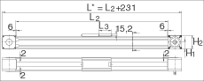 INA直線執(zhí)行器 MKUE-25-ZR..-N, 帶有兩排球的滑塊