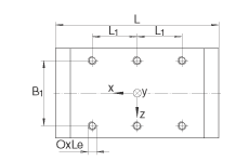INA直線執(zhí)行器 MKUSE25-KGT10, 帶有六排球的滑塊