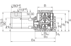 INA可伸縮直線執(zhí)行器 MTKUSE25-ZS-20, 齒形帶驅(qū)動；帶六排球的滑塊