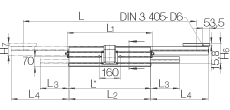 INA可伸縮直線執(zhí)行器 MTKUSE25-ZS-20, 齒形帶驅(qū)動；帶六排球的滑塊