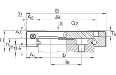 INA滑塊 KWEM15-W, 兩排微型直線循環(huán)球軸承及導(dǎo)軌組件用的寬系列滑塊