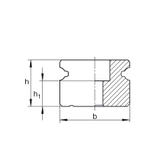 INA導(dǎo)軌 TKDM9-W, 兩排微型直線循環(huán)球軸承及導(dǎo)軌組件，耐腐蝕設(shè)計